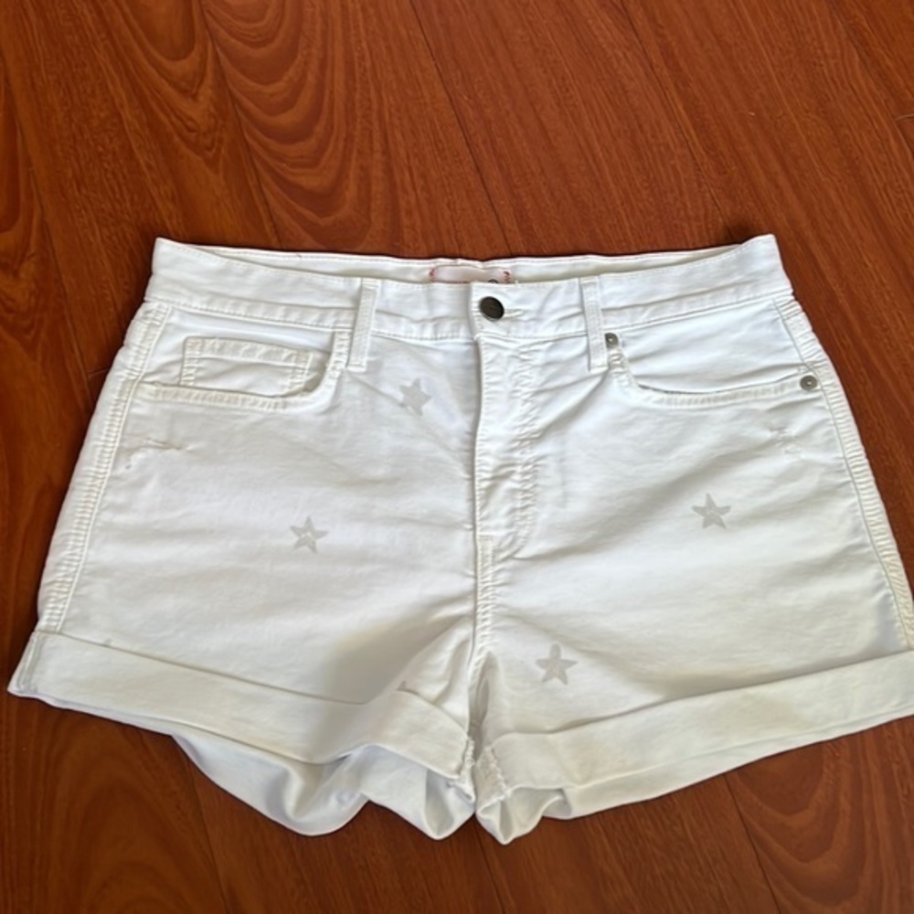 Sundry Women's Shorts with diamond pattern denim size 28 White‎
